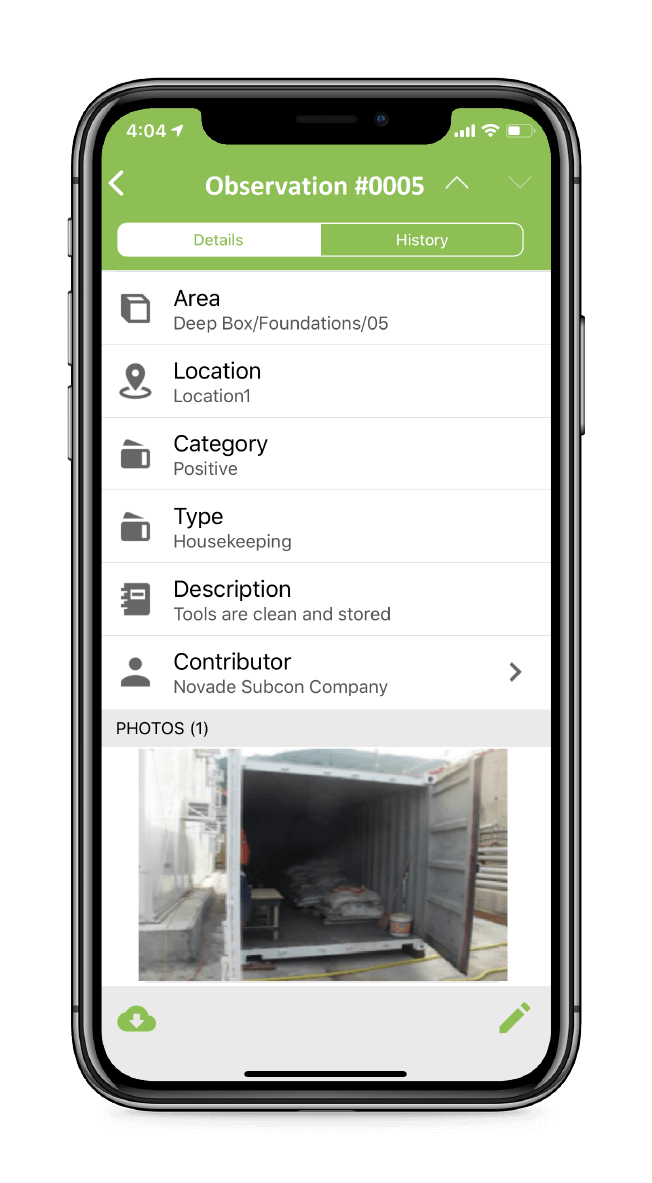Method statements construction health and safety software digital observations