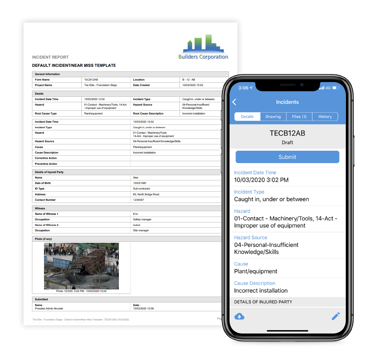 construction health and safety software near miss incident reports construction health and safety software near miss incident reports